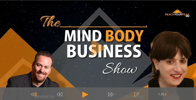 Jennifer R Glass on the Mind Body Business show discussing success, business growth and creating opportunities