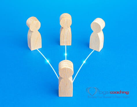 key person of influence | BGSICoaching | one character telling three more