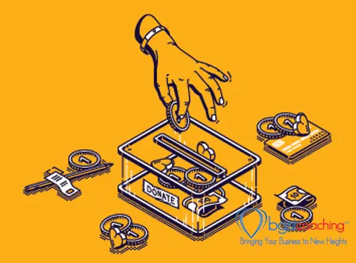 nonprofit hand reaching into container with other pieces around it | BGSICoaching | MOJO Podcast
